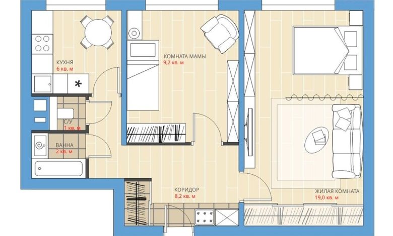 Photo of Планировка квартиры: советы дизайнера